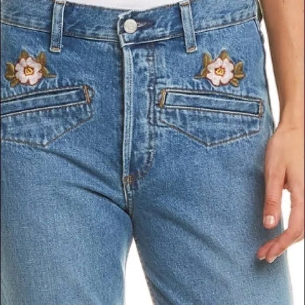 Boyish Embroidered High Rise Billy Fantasia Jeans size 23 - Picture 5 of 11